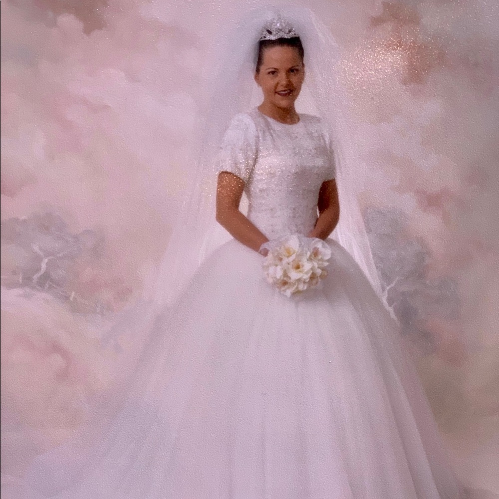 Vintage Lazaro wedding gown size 10